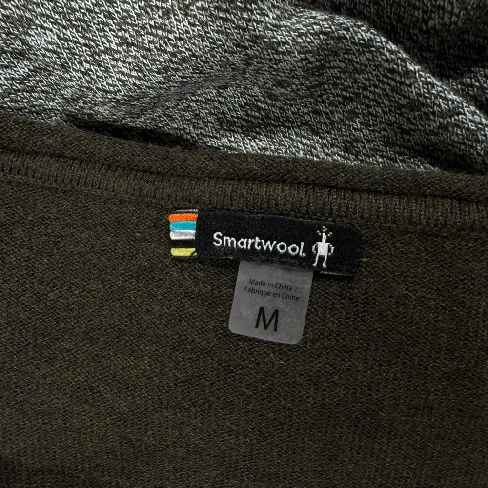 Smartwool Women's‎ Shadow Pine Colorblock Sweater Twilight Blue Heather Medium